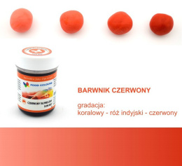 Czerwony słoneczny - barwnik w żelu (35g) - Food Colours