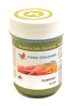 Oliwkowy - barwnik w żelu (35g) - Food Colours