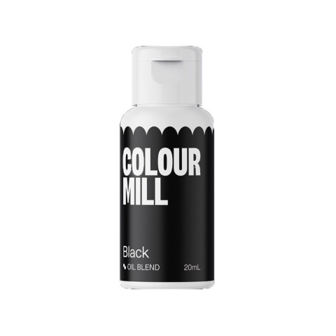 Barwnik olejowy BLACK 20ml - Colour Mill