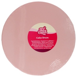 Podkład pod tort gruby pastelowy różowy - 30 cm - Fun Cakes