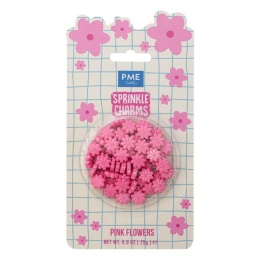 Posypka cukrowa RÓŻOWE KWIATKI - PME