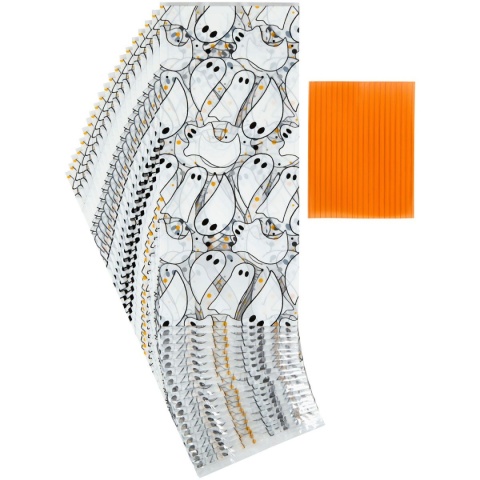 Woreczki celofanowe "Duszki Halloween" 20szt. - Wilton