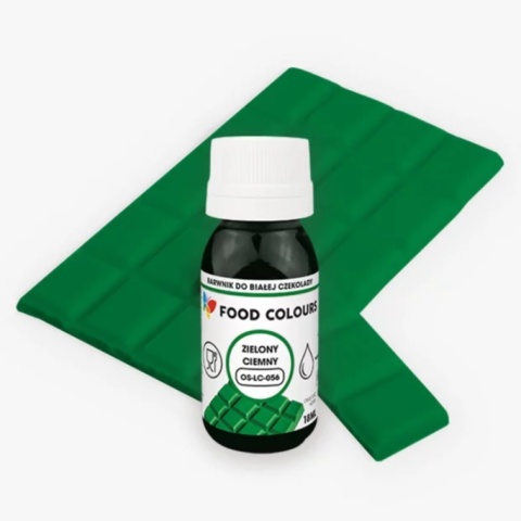 ZIELONY CIEMNY barwnik olejowy 18ml - Food Colours