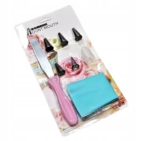 Zestaw do dekoracji tortów, babeczek 8szt.