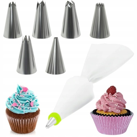 Zestaw do dekoracji tylki, coupler, worek 8szt.