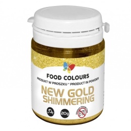 Złoty - perłowy barwnik w proszku 20g - Food Colours