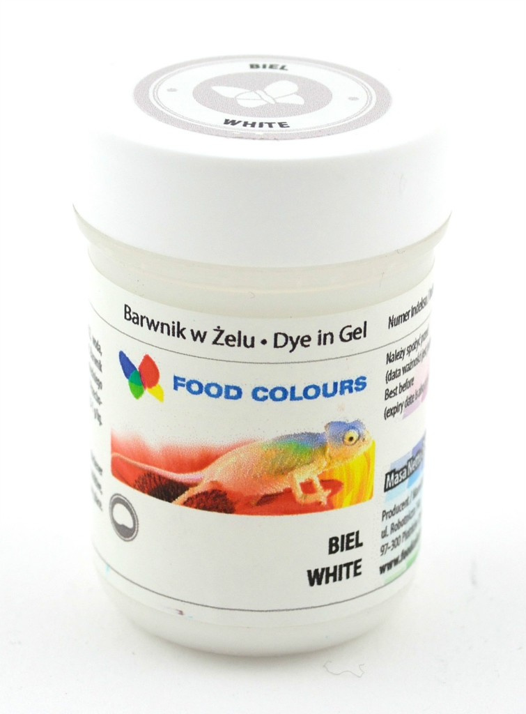 Biały - barwnik w żelu (35g) - Food Colours