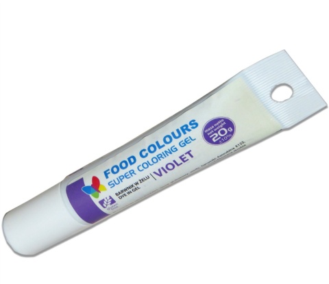 Fioletowy - barwnik w żelu (20g) - Food Colours