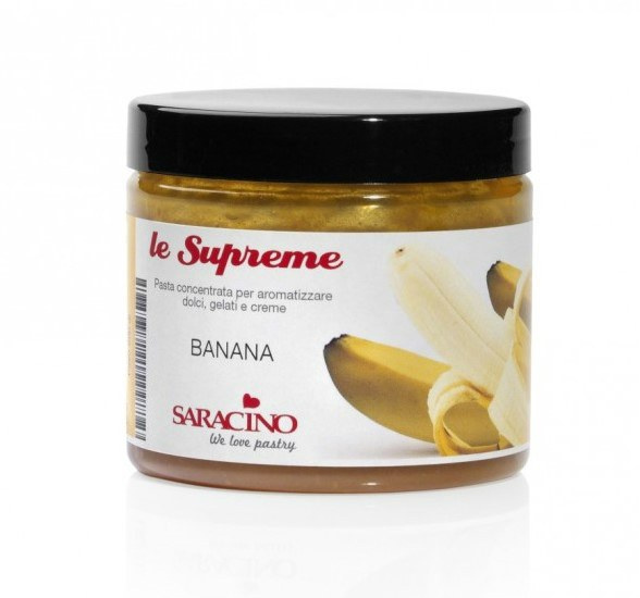 Banan, pasta smakowa - aromat 200g - Saracino