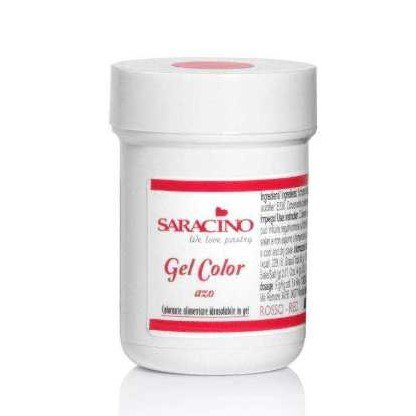 Czerwony - barwnik w żelu (30g) - Saracino