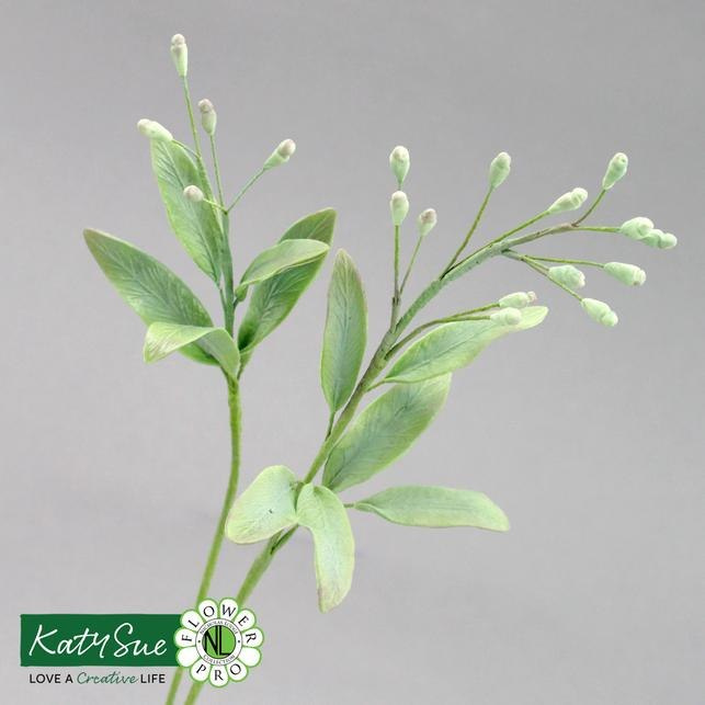 Forma silikonowa, liście - eukaliptus, ruscus - Katy Sue Designs