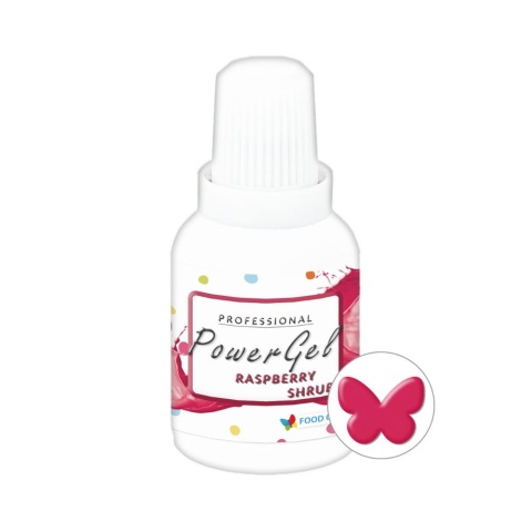 Raspberry Shrub Power Gel MALINOWY barwnik w żelu 20g - Food Colours