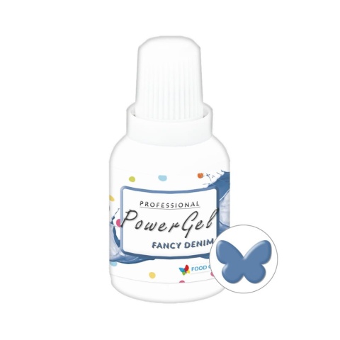 Fancy Denim Power Gel JEANSOWY barwnik w żelu 20g - Food Colours