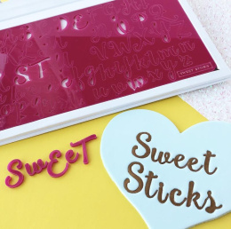 Stemple alfabet, litery duże i małe - SWEET STICKS - Sweet Stamp
