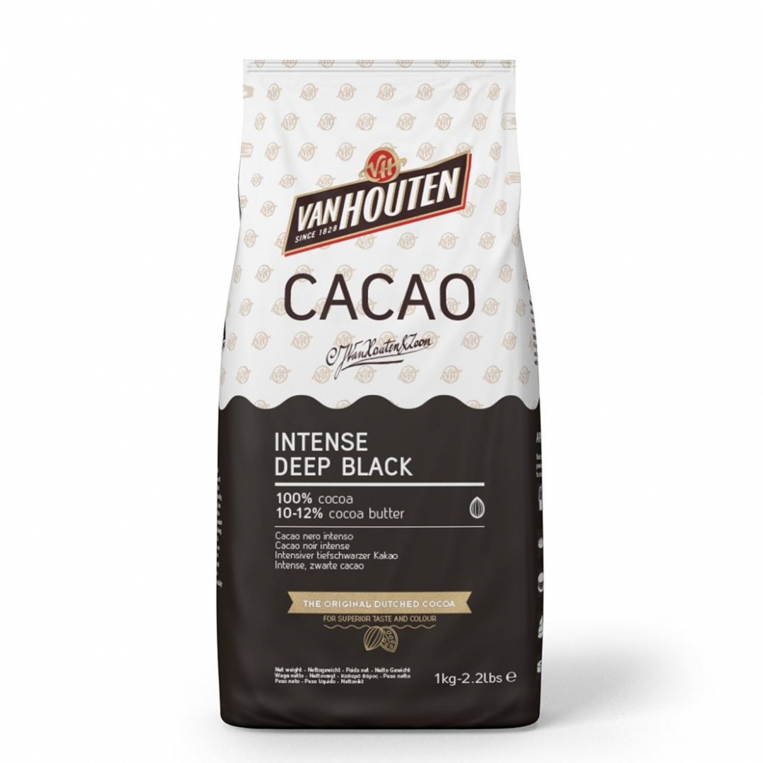 Czarne kakao Intense Deep Black 1kg - Van Houten