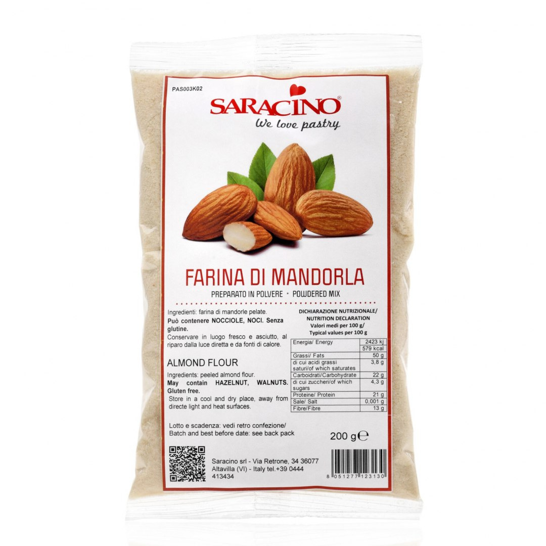 Mąka migdałowa 200g - Saracino