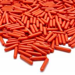 Pałeczki cukrowe - czerwone błyszczące 90g - Happy Sprinkles
