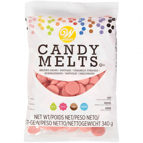 Pastylki Candy Melts różowe (340g) - Wilton