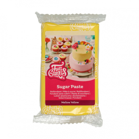 ŻÓŁTY SŁONECZNY masa cukrowa 250 g - Fun Cakes