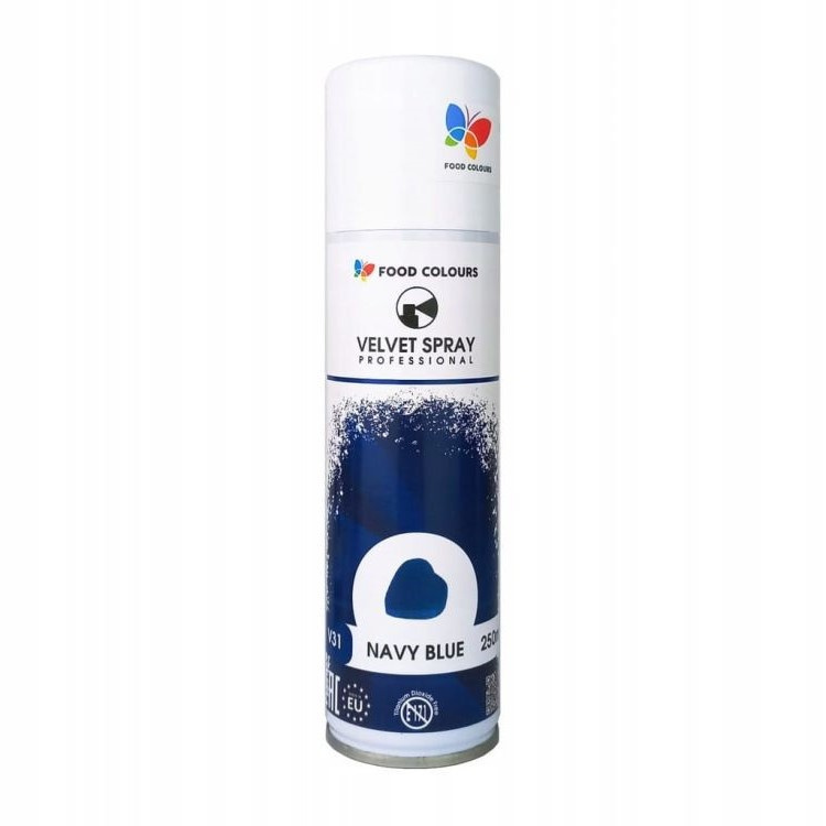 Zamsz w spray'u NAVY BLUE 250ml - Food Colours